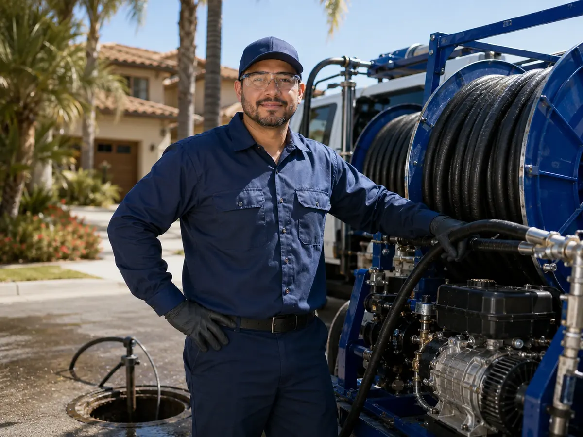 Hydro jet sewer cleaning in Hayward