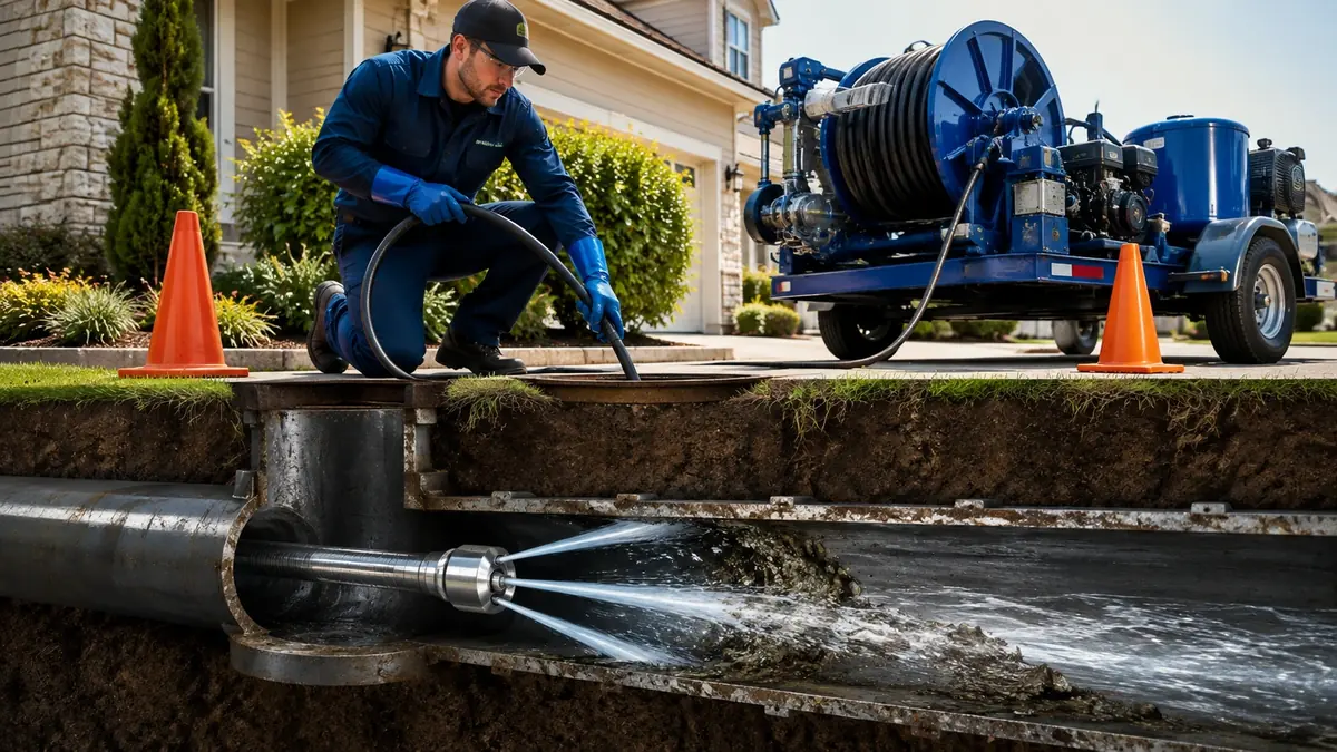 Main Sewer Line Hydro Jet Cleaning in Hayward