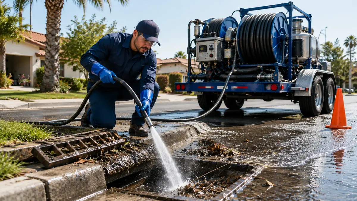 Storm Drain Hydro Jet Cleaning in Hayward